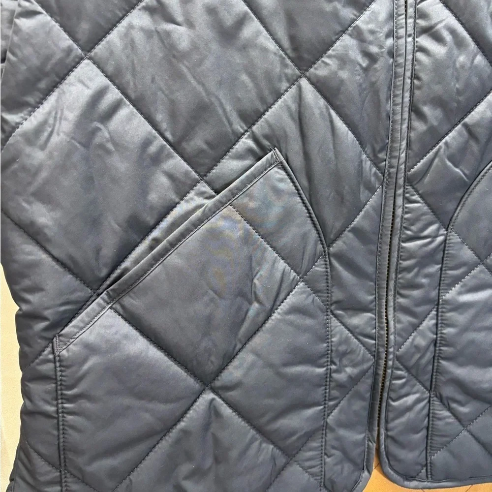 J. Crew Men's Quilted Blue Vest
